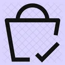 Shopping-basket-done-  Icon