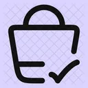 Shopping Basket Done Icon