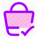 Shopping Basket Done Icon