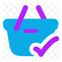 Shopping Basket Done Icon