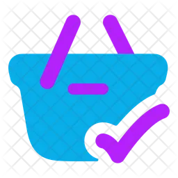 Shopping-basket-done-  Icon