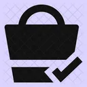 Shopping Basket Done Icon