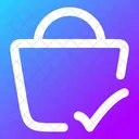 Shopping Basket Done Icon