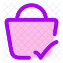 Shopping Basket Done Icon