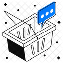 Bucket Hamper Shopping Basket Icon