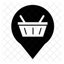 Shopping Basket Location  Icon