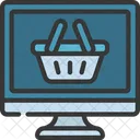 Shoopping Basket On Screen Shopping Basket Online Shopping Icon