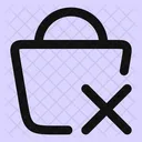 Shopping Basket Remove Icon