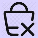 Shopping Basket Remove Icon