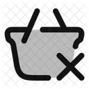 Shopping Basket Remove Icon