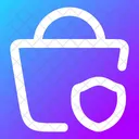 Shopping Basket Secure Icon