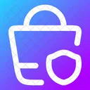 Shopping Basket Secure Icon