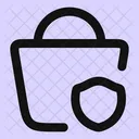 Shopping Basket Secure Icon