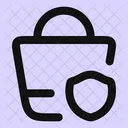 Shopping Basket Secure Icon