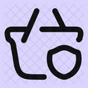 Shopping Basket Secure Icon