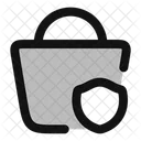 Shopping Basket Secure Icon