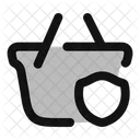 Shopping Basket Secure Icon