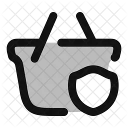 Shopping-basket-secure-  Icon