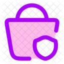 Shopping Basket Secure Icon