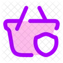 Shopping Basket Secure Icon