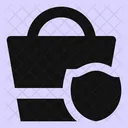 Shopping Basket Secure Icon