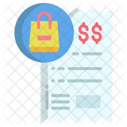 Shopping Bill  Icon