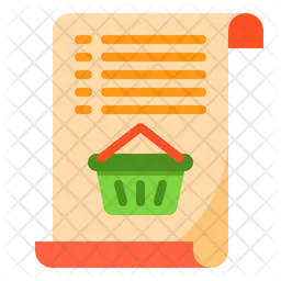 Shopping Bill  Icon