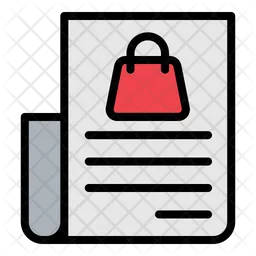 Shopping Bill  Icon