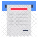 Shopping Bill Invoice Receipt Icon