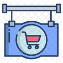 Kartboard Banner Lable Icon