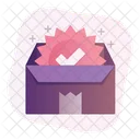 Shopping Box Packaging Packing Icon