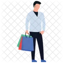 Shopping Boy Icon