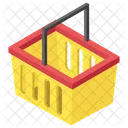 Shopping Bucket Basket Grocery Bucket Icon