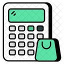 Shopping Calculation Arithmetic Mathematics Icon