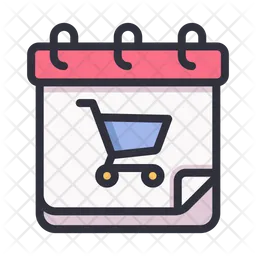 Shopping calendar  Icon