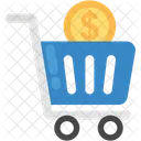 Shopping Cart Dollar Icon