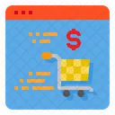 Online Shopping Ecommerce Online Shop Icon