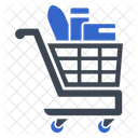 Full Groceries Shopping Cart Icon