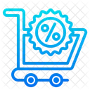 Shopping Cart Badge Discount Icon