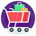 Shopping Cart Shopping Trolley Shopping Bags Icon