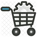 Cart Settings Ecommerce Icon