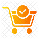 Shopping Cart Market Check Icon