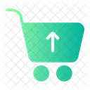 Shopping Cart Up Arrow Return Icon