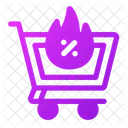 Shopping Cart Sale Discount Icon