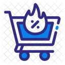 Shopping Cart Sale Discount Icon