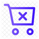 Shopping Cart Cancel E Commerce Shopping Icon