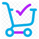 Shopping Cart Check Shopping Cart Done Check Cart Icon