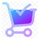 Shopping Cart Check Shopping Cart Done Check Cart Icon