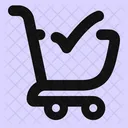 Shopping-cart-check-  Icon