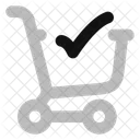 Shopping Cart Check Shopping Cart Done Check Cart Icon